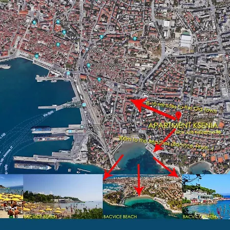 Appartement Private House With Garden Near The Bacvice - Ksenia *