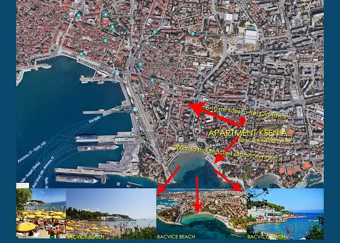 Apartment Private House With Garden Near The Bacvice Beach - Ksenia *